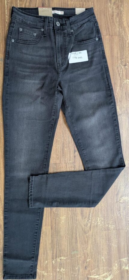 Ladies Denim Black color Pant Size 26